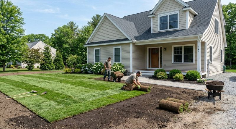 Bluegrass Sod Installation in Aiken, SC